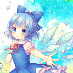 This is a pixiv picture whose title is チルノちゃん.