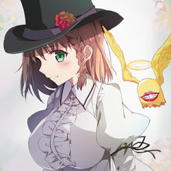This is a pixiv picture whose title is 肩こるでぇ.