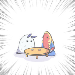 This is a pixiv picture whose title is メトロン星人と対話するニトクリス.