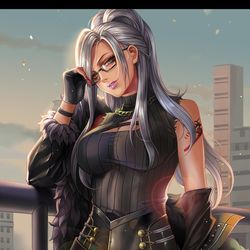This is a pixiv picture whose title is 战场女王.