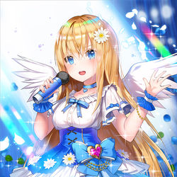 This is a pixiv picture whose title is [仕事絵] Qurare : Magic Library.