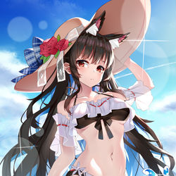 This is a pixiv picture whose title is 水着.