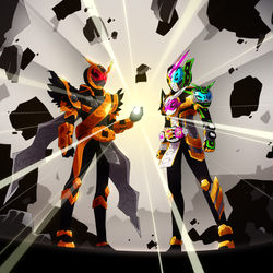 This is a pixiv picture whose title is 時空を破壊する力.