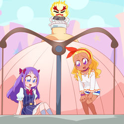 This is a pixiv picture whose title is 燃やせハート.