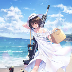 This is a pixiv picture whose title is BLUE SUMMER SKY..