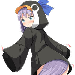 This is a pixiv picture whose title is お尻をフリフリする水着メルト.