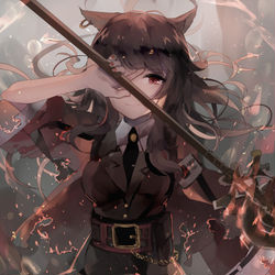 This is a pixiv picture whose title is 天火.