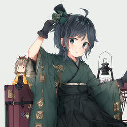 This is a pixiv picture whose title is 🍵.