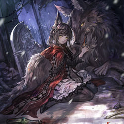 This is a pixiv picture whose title is 隠れ家.