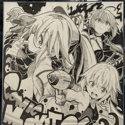 This is a pixiv picture whose title is C96で頒布した色紙。.