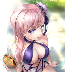This is a pixiv picture whose title is 水着武蔵ちゃん.