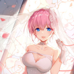 This is a pixiv picture whose title is 花嫁一花.
