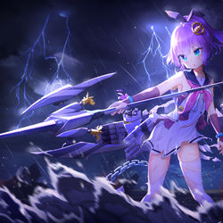 This is a pixiv picture whose title is ジャベリン.