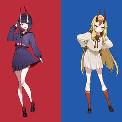 This is a pixiv picture whose title is 制服アレンジ.