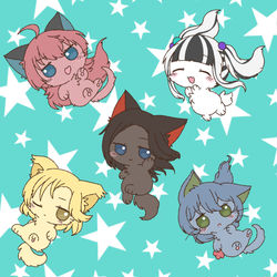 This is a pixiv picture whose title is ガルパ擬獣化まとめ2.