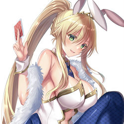 This is a pixiv picture whose title is バニー獅子王.