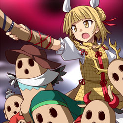 This is a pixiv picture whose title is 埴輪の日.