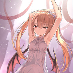 This is a pixiv picture whose title is あくま.