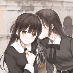 This is a pixiv picture whose title is あのね…。.