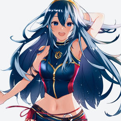 This is a pixiv picture whose title is 水着ルキナ.