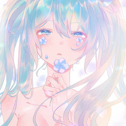 This is a pixiv picture whose title is 初音ミク.