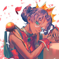 This is a pixiv picture whose title is 薔薇の花嫁.