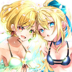 This is a pixiv picture whose title is 夏シャルロットとリルテット.