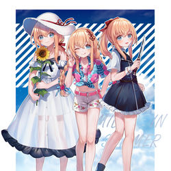 This is a pixiv picture whose title is 夏服の乱ちゃん.