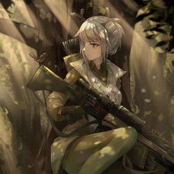This is a pixiv picture whose title is 守林人.