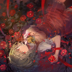 This is a pixiv picture whose title is 花-MABOROSHI-.