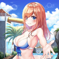 This is a pixiv picture whose title is 中野三玖.