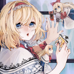 This is a pixiv picture whose title is 人形遊び.