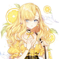 This is a pixiv picture whose title is lemon.