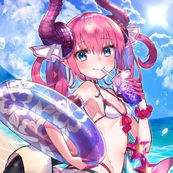 This is a pixiv picture whose title is 水着エリちゃんラクガキ.