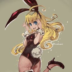This is a pixiv picture whose title is あみバニーさん.