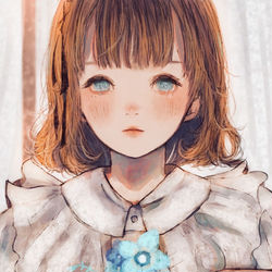 This is a pixiv picture whose title is 目に映らないところに.