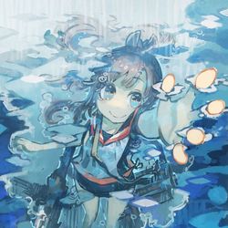 This is a pixiv picture whose title is 空と君のあいだ.