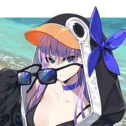 This is a pixiv picture whose title is 水着メルトリリス.