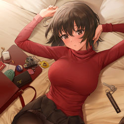 This is a pixiv picture whose title is room 701.