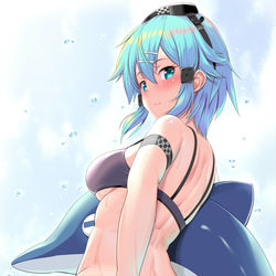This is a pixiv picture whose title is シノン誕生日2019.