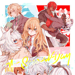This is a pixiv picture whose title is 【8/25大阪】新刊サンプル.