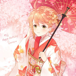 This is a pixiv picture whose title is エマおめでとう！.