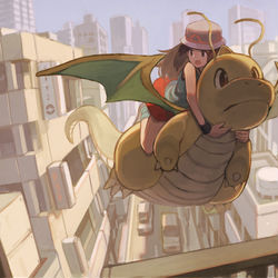 This is a pixiv picture whose title is カイリュー.