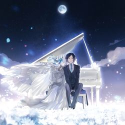 This is a pixiv picture whose title is The Bride of Necro.