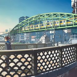 This is a pixiv picture whose title is 昌平橋からの眺め.