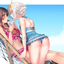 This is a pixiv picture whose title is 夏のまいさや.