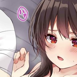 This is a pixiv picture whose title is だされちゃっためぐみん.