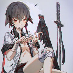 This is a pixiv picture whose title is 🚷🚷🚷.