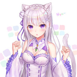 This is a pixiv picture whose title is エミリア.