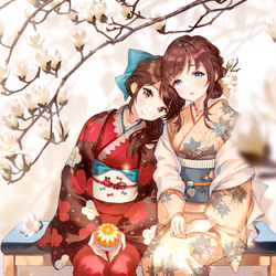 This is a pixiv picture whose title is もくれん.